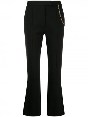 Расклешенные брюки с цепочкой Givenchy. Цвет: черный