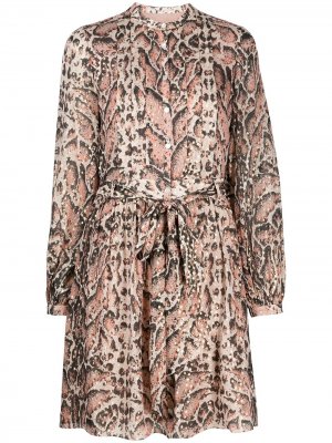 Платье с принтом Ocelot Temperley London. Цвет: розовый