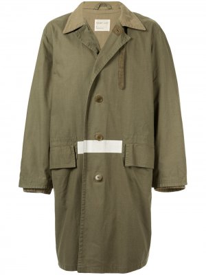 Пальто 1998-го года со вставками Helmut Lang Pre-Owned. Цвет: зеленый