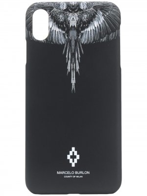 Чехол для iPhone XS Max с принтом Marcelo Burlon County of Milan. Цвет: черный