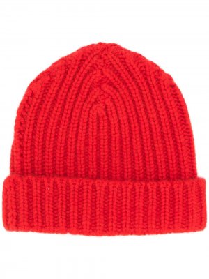 Кашемировая шапка бини Alex Warm-Me. Цвет: красный