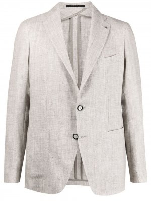 Однобортный пиджак Tagliatore. Цвет: нейтральные цвета