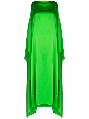 Расклешенное платье-кейп Judy Bernadette. Цвет: зеленый