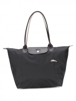 Большая сумка-тоут Le Pliage Club Longchamp. Цвет: черный