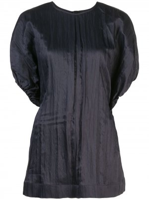 Платье со сборками Jil Sander. Цвет: черный