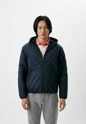 Куртка утепленная Polo Ralph Lauren. Цвет: синий