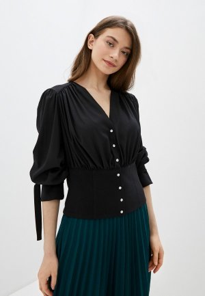 Блуза Silvian Heach. Цвет: черный