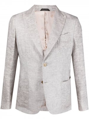 Однобортный пиджак Giorgio Armani. Цвет: нейтральные цвета