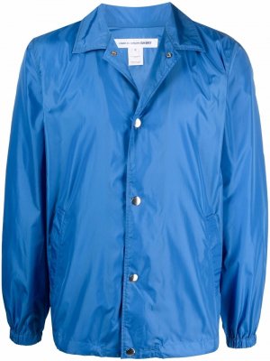 Спортивная куртка с принтом из коллаборации Yue Minjun Comme Des Garçons Shirt. Цвет: синий