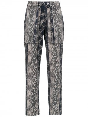 Printed trousers Amir Slama. Цвет: черный