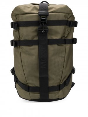 Рюкзак с логотипом Moncler. Цвет: зеленый