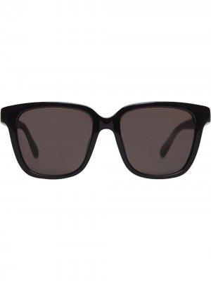 Солнцезащитные очки Side в D-образной оправе Balenciaga Eyewear. Цвет: черный