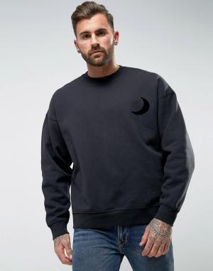 Оверсайз-свитер Levis Line 8. Цвет: черный