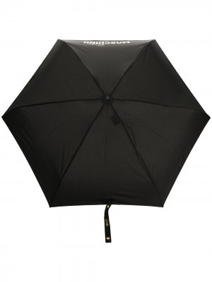Зонт с логотипом Moschino. Цвет: черный