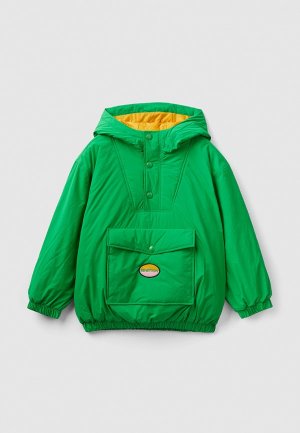 Куртка утепленная United Colors of Benetton. Цвет: золотой