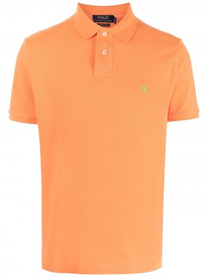 Рубашка поло с вышитым логотипом Polo Ralph Lauren. Цвет: оранжевый