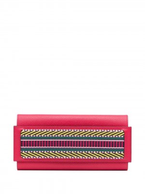 Жаккардовый кошелек pre-owned Hermès. Цвет: розовый