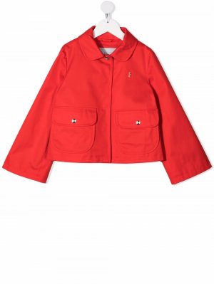 Куртка с карманами Herno Kids. Цвет: красный