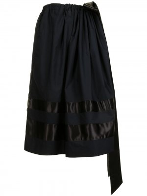 Sofie Dhoore юбка со вставками и бантом D'hoore. Цвет: черный