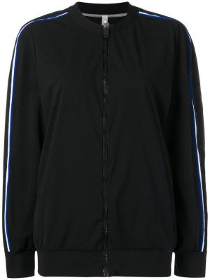 No Ka Oi спортивная куртка с полосками по бокам Ka'. Цвет: черный