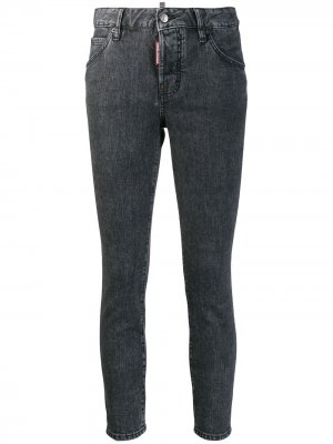 Классические джинсы скинни Dsquared2. Цвет: серый