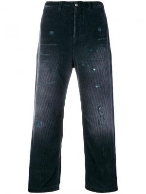 Вельветовые брюки Prps. Цвет: синий