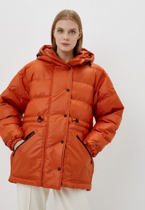 Куртка и жилет adidas by Stella McCartney. Цвет: оранжевый