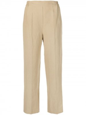 Укороченные брюки с завышенной талией Etro. Цвет: нейтральные цвета