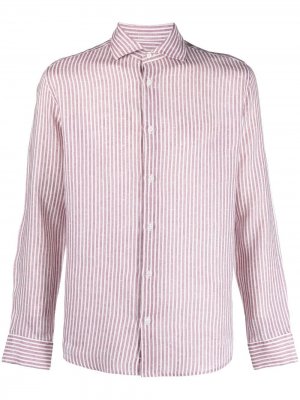 Рубашка в полоску с длинными рукавами Altea. Цвет: розовый