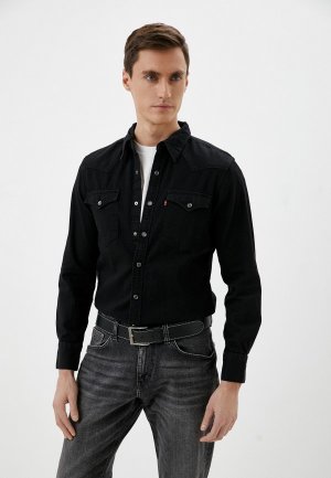 Рубашка джинсовая Levis® Levi's®. Цвет: черный
