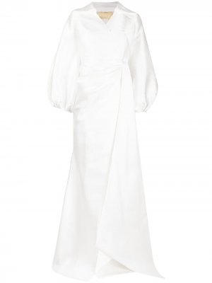Свадебное платье Letizia с запахом Parlor. Цвет: белый