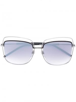 Солнцезащитные очки в квадратной оправе Marc Jacobs Eyewear. Цвет: металлический