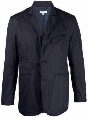 Легкий пиджак с жатым эффектом Engineered Garments. Цвет: синий
