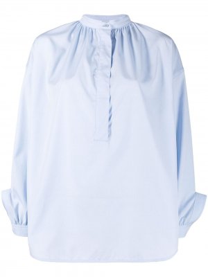 Рубашка Tanny с завязками на манжетах Christian Wijnants. Цвет: синий