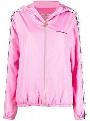 Куртка Logomania на молнии Chiara Ferragni. Цвет: розовый