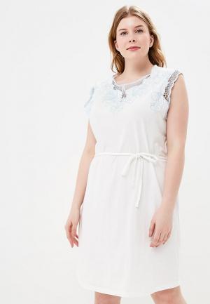 Платье Junarose. Цвет: белый