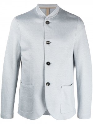 Пиджак с воротником-стойкой Harris Wharf London. Цвет: синий