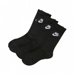 Набор из 3 пар носков NIKE Sportswear Everyday Essential Crew, черный DX5025-010