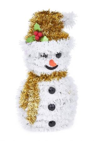 Новогодний сувенир Снеговик DUE ESSE CHRISTMAS. Цвет: золотой