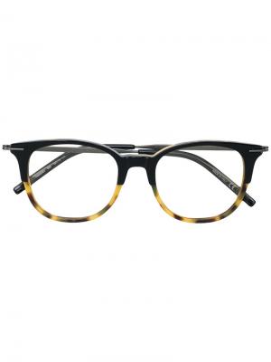 Круглые очки Tomas Maier Eyewear. Цвет: черный