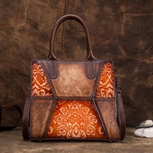 Женские сумки из натуральной кожи, винтажные на ремне с тиснением для женщин, модная сумка через плечо GZW Baellerry
