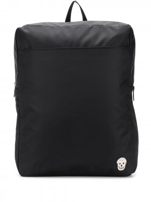 Рюкзак с вышивкой Skull Alexander McQueen. Цвет: черный