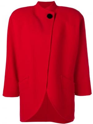 Пальто свободного кроя на пуговице Marc Jacobs. Цвет: красный