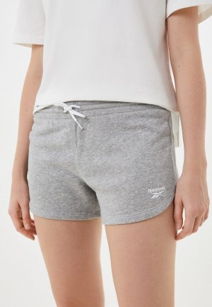 Шорты спортивные Reebok. Цвет: серый