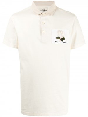 Рубашка поло с короткими рукавами и нашивкой Kent & Curwen. Цвет: белый