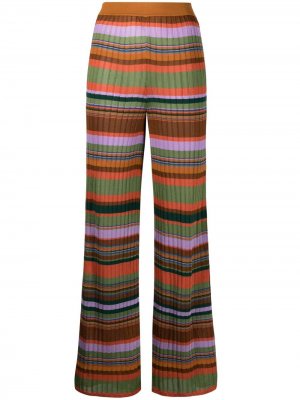 Прямые брюки в полоску M Missoni. Цвет: оранжевый