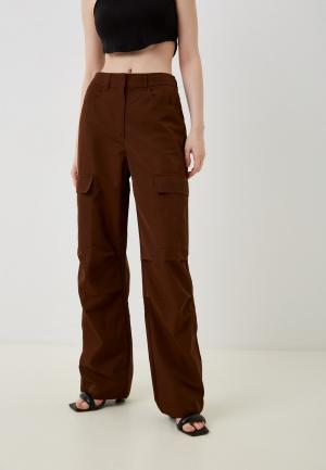 Брюки Calvin Klein Jeans. Цвет: коричневый