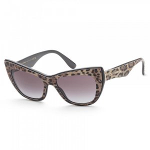 Women s 54mm Leo Brown/Black Sunglasses Dolce & Gabbana