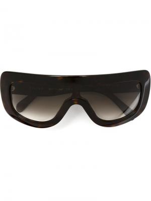 Солнцезащитные очки Adele Celine Eyewear. Цвет: коричневый