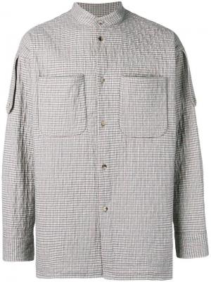 Стеганая куртка-рубашка в клетку Vivienne Westwood. Цвет: розовый